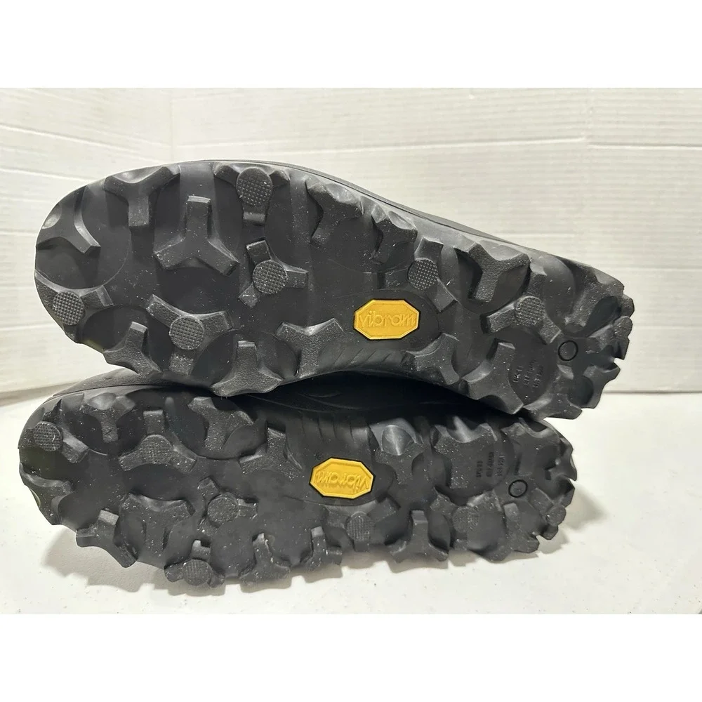 Hunter Boots Mens Size Us12M Black Rubber Fleece Lined Winter Snow Rain Vibram